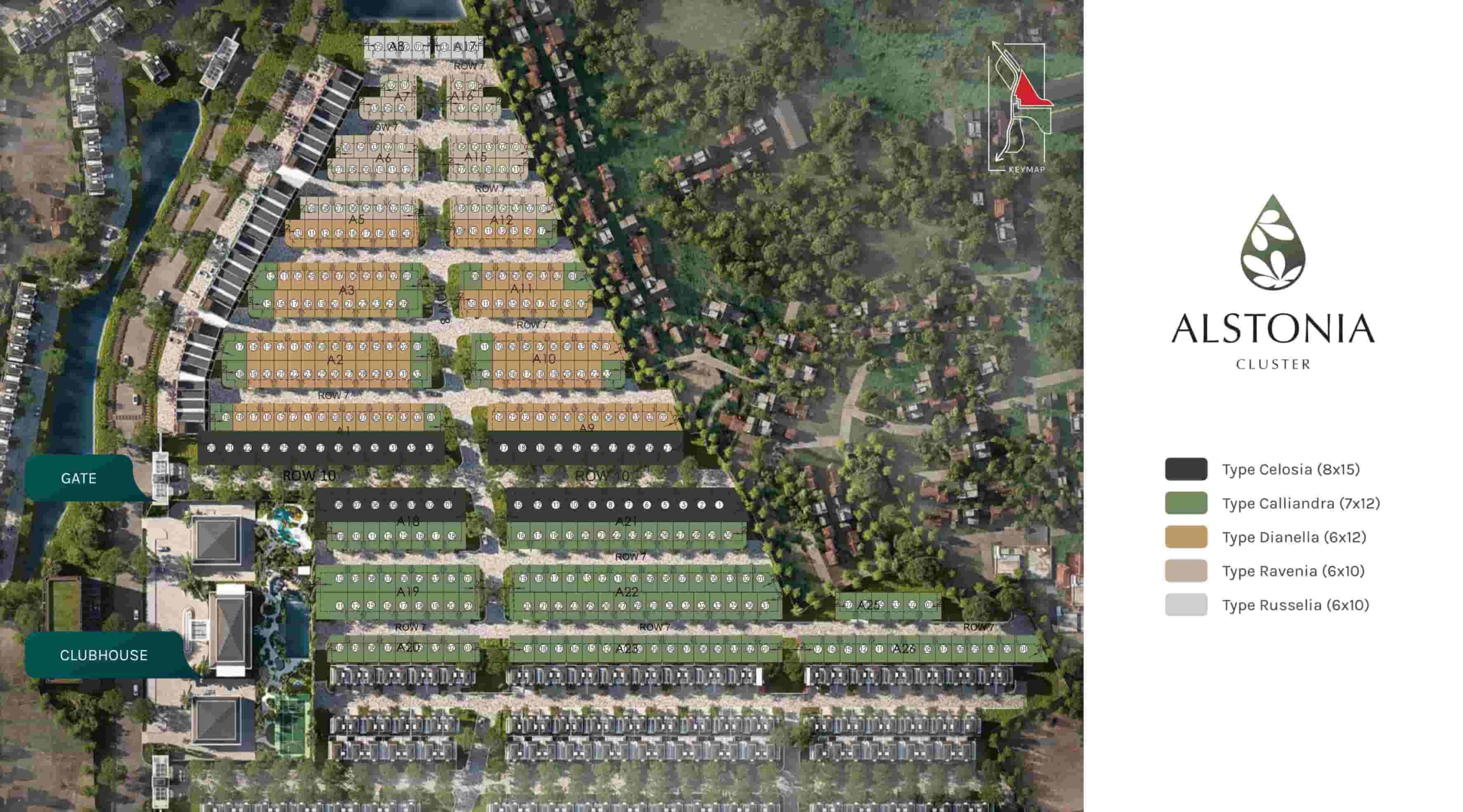 SitePlan Cluster Astonia